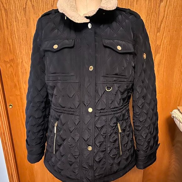 Michael Kors Lightweight Jacket / Navy w/Gold-Toned / Size: L - Picture 4 of 13